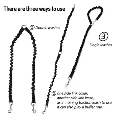 Повідець для 2-х собак Derby Dog Double Leash