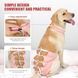 Дышащая попона для собак Derby Breathable Pet Recovery Suite, Pink, 55-65 см, 70-90 см, 50 см, XL