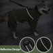 Зимний водонепроницаемый комбинезон для собак Wan Talk Four-legged Reflective Jacket, Red, 65 см, 80-93 см, 66 см, 3XL