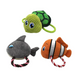Мягкая игрушка для собак з канатом Derby Squeaky&Funny Sea ​​Creatures, Оранжевый