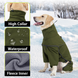 Зимний водонепроницаемый комбинезон для собак Wan Talk Four-legged Reflective Jacket, Red, 65 см, 80-93 см, 66 см, 3XL