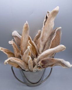 Уши кролика с мехом большие, 1 шт.