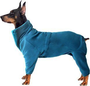 Флисовый комбинезон для собак Derby Blue, 30 см, 50 см, XXS