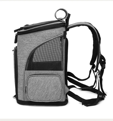 Портативная дорожная сумка-рюкзак для собак и кошек Voyager Pet VB16007, Зелёный, 40х26х33 см