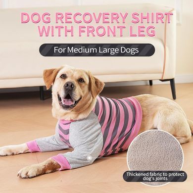 Костюм для відновлення собак Derby Stop Licking Dog Recovery Shirt, Pink, 25 см, 58 см, 30 см, 3XL