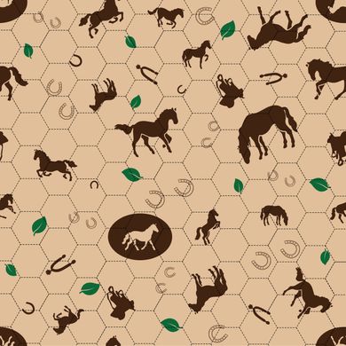Багаторазова пелюшка Pelushka Horses, 50х70 см