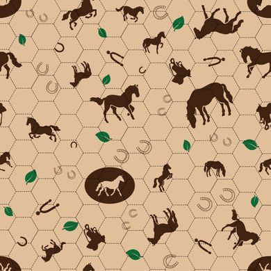 Многоразовая пеленка Pelushka Horses, 50х70 см