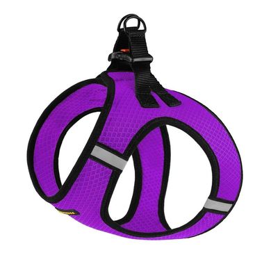 Шлея для собак BronzeDog Mesh Vest 3D сітка фіолетова