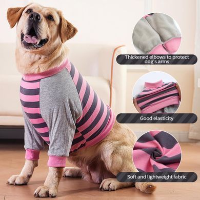 Костюм для відновлення собак Derby Stop Licking Dog Recovery Shirt, Pink, 25 см, 58 см, 30 см, 3XL