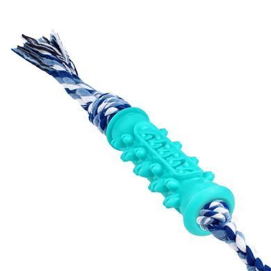 Игрушка для собак Bronzedog PetFun Dental Кость с канатом