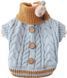 Вязаный свитер Derby Classic Dog Winter Sweater Blue для собак, кошек, щенков, 18-20 см, 26-28 см, 19-21 см, XS