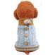 Вязаный свитер Derby Classic Dog Winter Sweater Blue для собак, кошек, щенков, 18-20 см, 26-28 см, 19-21 см, XS