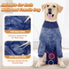 Піжама/попона для собак Derby Professional Dog Recovery Suite, Blue, 66-78 см, 74-90 см, 42-56 см, 3XL