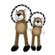 Плюшева іграшка для собак Shape Squeaky Dog Plush Toy - Brown Lion