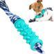 Игрушка для собак Bronzedog PetFun Dental Кость с канатом