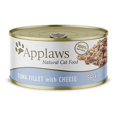 Консерви для котів Applaws Tuna Fillet with Cheese in Broth з тунцем і сиром, 156 г