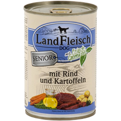 LandFleisch консерви для літніх собак з м'ясом яловичини, картоплею і свіжими овочами, 400 г