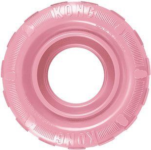 Жевательное колесо для щенков KONG Puppy Tires, Розовый, Medium/Large