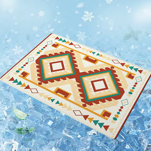Летняя охлаждающая подстилка Derby Ice Silk Summer Pet Cooling Mat Pattern2, 85х120 см
