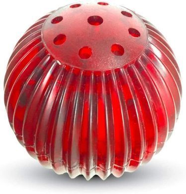 Интерактивная игрушка-мяч для собак Pet Qwerks Blinky Babble Ball, Красный, Small