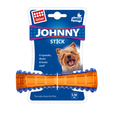 Игрушка для Собак Gigwi Johnny Stick с Пищалкой S/M 15 см