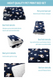 Тепла лежанка з пледом COLLABOR Cute Puppy&Paws, 70х100 см