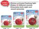 Интерактивная игрушка-мяч для собак Pet Qwerks Blinky Babble Ball, Красный, Small