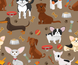 Многоразовая пеленка для собак Pelushka Happy Paw, 40х60 см