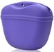 Силиконовая сумка для лакомств для собак с магнитной застежкой и зажимом, Фиолетовый