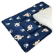 Тепла лежанка з пледом COLLABOR Cute Puppy&Paws, 70х100 см