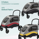 Коляска для домашніх тварин (до 60 кг) Bestopet (Люпосанчик) BS-RL-10 Grey-Yellow