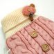 Вязаный свитер Derby Classic Dog Winter Sweater Pink для собак, кошек, щенков, 18-20 см, 26-28 см, 19-21 см, XS