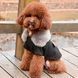 Пальто с меховым воротником для собак Derby Black, 20 см, 29-30 см, 20-21 см, S