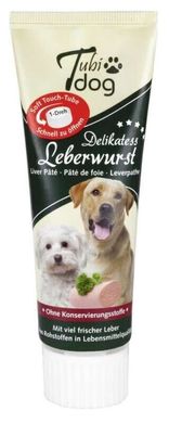 Крем-паштет для собак з лівером Tubi DOG Delicious Liver Cream, 75 г