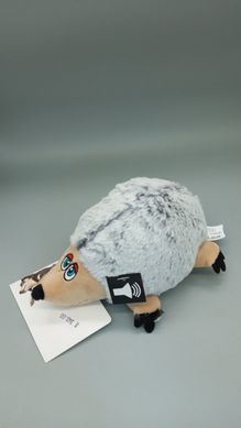 М'яка іграшка для собак Tedi Grey Hedgehog