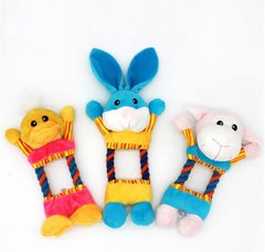 Плюшевая игрушка для собак Shape Dog Plush Toy Blue Rabbit