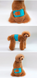 Багаторазовий підгузок для кобелів Pet Dresses up Dogstyle Turquoise, XL, 51-58 см