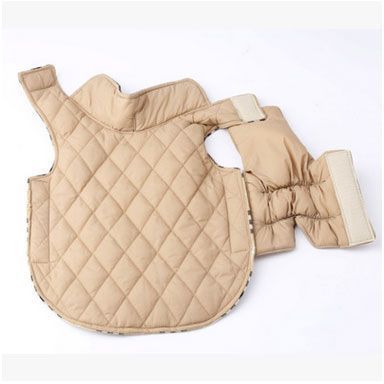 Зимний водонепроницаемый двухсторонний жилет в клетку Derby Plaid Brown в британском стиле, 26 см, 34-40 см, 28 см, XS