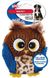 Плюшевая игрушка-пищалка OWL, Коричневый, Medium
