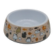 Меламінова миска для котів Derby AH002 Cats&Fish, S, 200 мл, 11.5x14x4.5 см