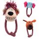 М'яка іграшка для собак невеликих порід з мотузкою: Dog, Monkey & Elephant, Блакитний, 1 шт.