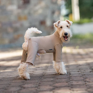 Базовый комбинезон/пижама для собак V.PET.B.R. Dog Jumpsuit CF36 Khaki, 46 см, 60 см, 36 см, 2XL