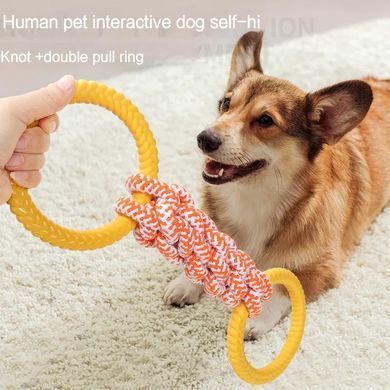 Игрушка-канат для собак Derby Braided Dog Rope Toy, Жёлтый