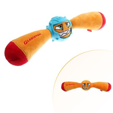 Игрушка для Собак Gigwi Gladiator в Резиновом Шлеме с Пищалкой 41 см