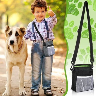 Сумка для выгула и тренировок собак Dog Treat Bag blue