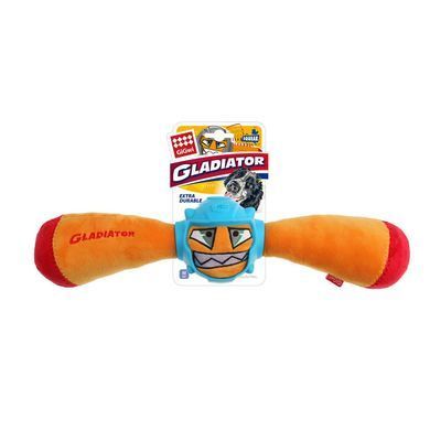 Іграшка для Собак Gigwi Gladiator в гумовому шоломі з пищалкою 41 см