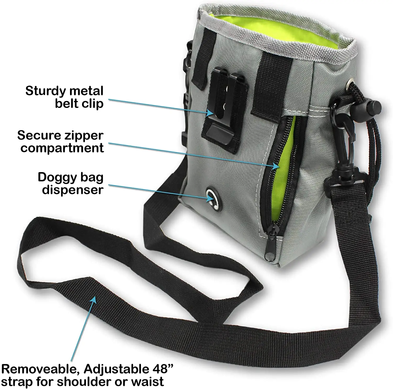 Сумка для выгула и тренировок собак Dog Treat Bag blue
