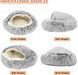 Плюшевая лежанка Люпосанчик Pink Plush Pet Bed для котов и собак, d - 40 см, XS