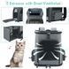 Расширяемый рюкзак для домашних животных Voyager Pet VB16007T, Черный, 40х26х33 см