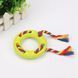 Жувальна іграшка-кільце з канатом для собак Derby Round Dog Ring Toy, Зелений